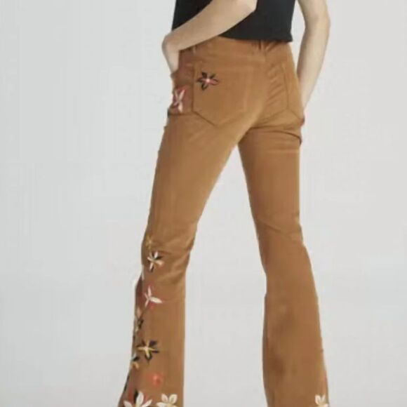 Driftwood Wyatt Embroidered Bootcut Corduroy x Detached Pants - Picture 3 of 6